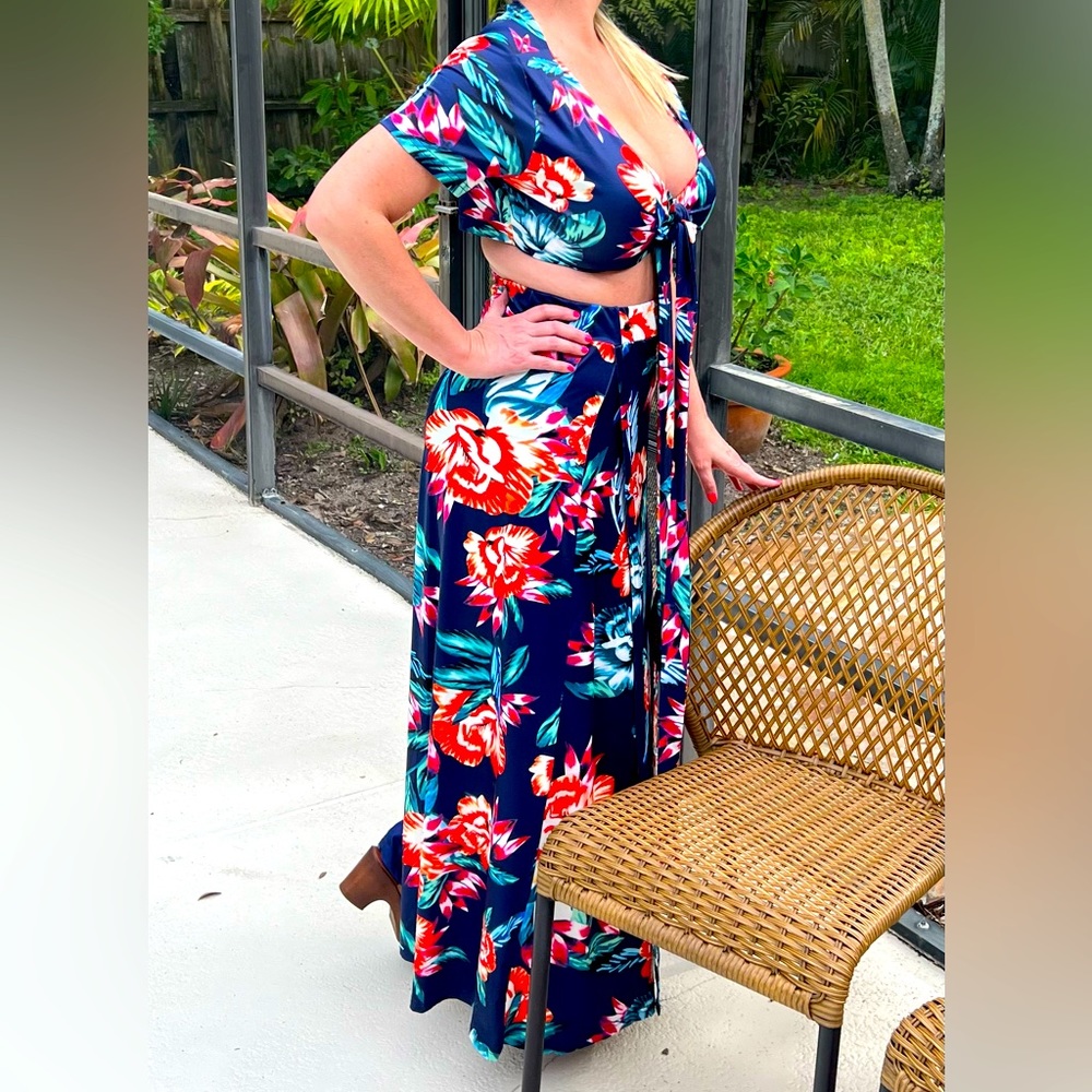 Two piece summer dress